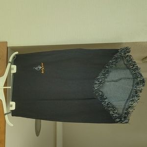 Two piece Jean Skirt Set